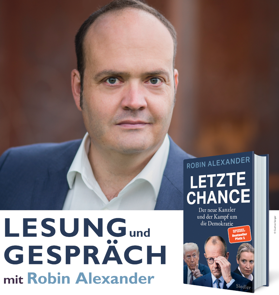 Robin Alexander mit seinem neuen Buch "Letzte Chance"