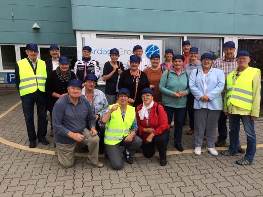 BürgerBildungBrandenburg zu Besuch bei Fa. Ardagh in Neuenhagen am 06.08.2016
