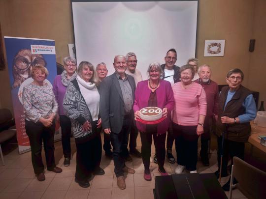 Mitglieder des BBB bei der 200. Veranstaltung